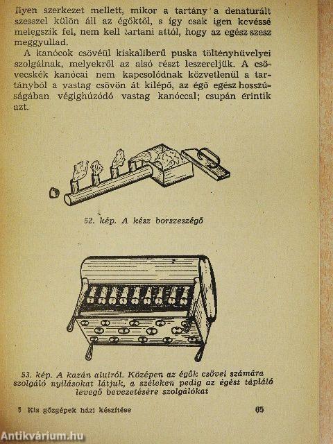 Kis gőzgépek házi készítése