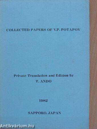 Collected Papers of V. P. Potapov