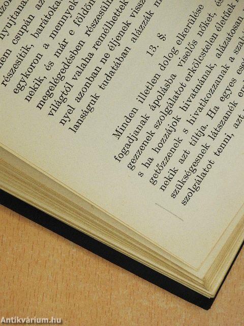 Az Irgalmas Nénék Társulatának szabályzata