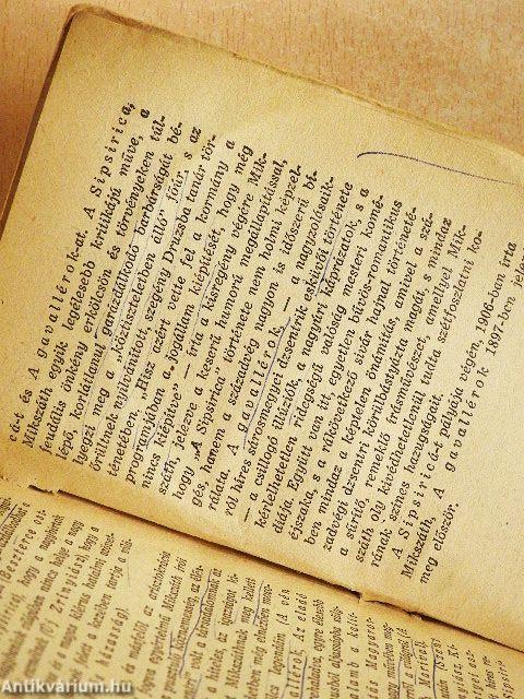 A sipsirica/A gavallérok