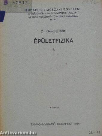 Épületfizika II.