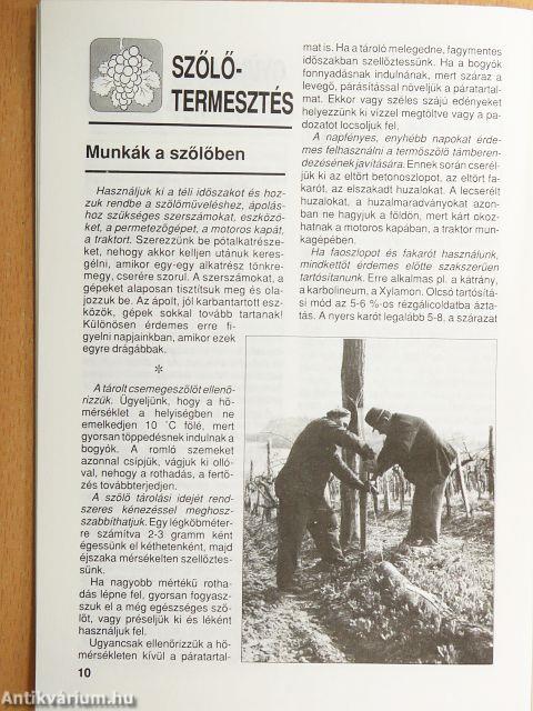 Kerti Kalendárium 1995. január-február