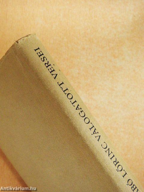 Szabó Lőrinc válogatott versei