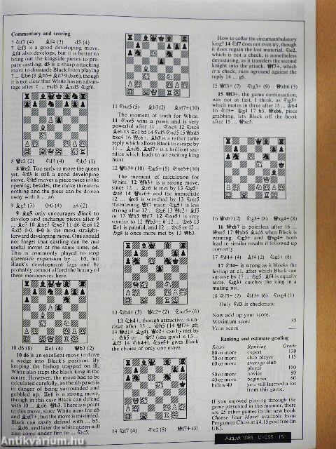 Pergamon Chess August 1989