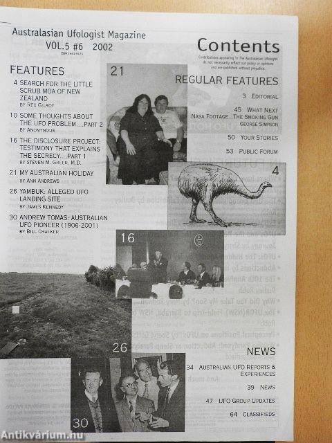 The Australasian Ufologist Magazine 6/2002