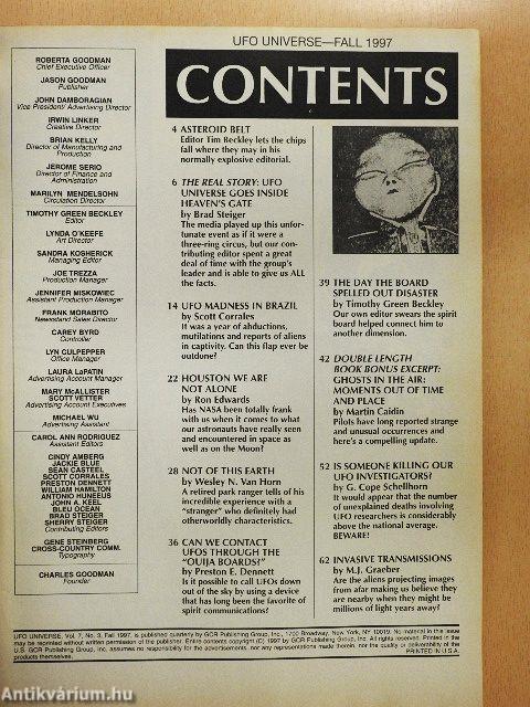 UFO Universe Fall 1997