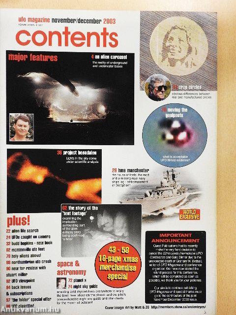 UFO Magazine November/December 2003