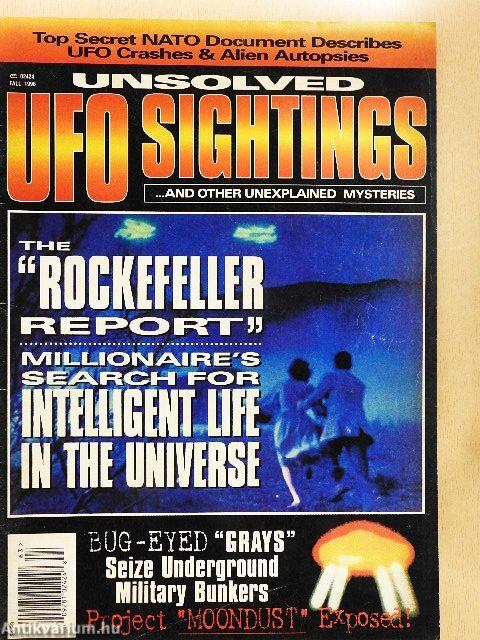 Unsolved UFO Sightings and Other Unexplained Mysteries Fall 1996