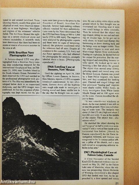 Unsolved UFO Sightings and Other Unexplained Mysteries Fall 1996