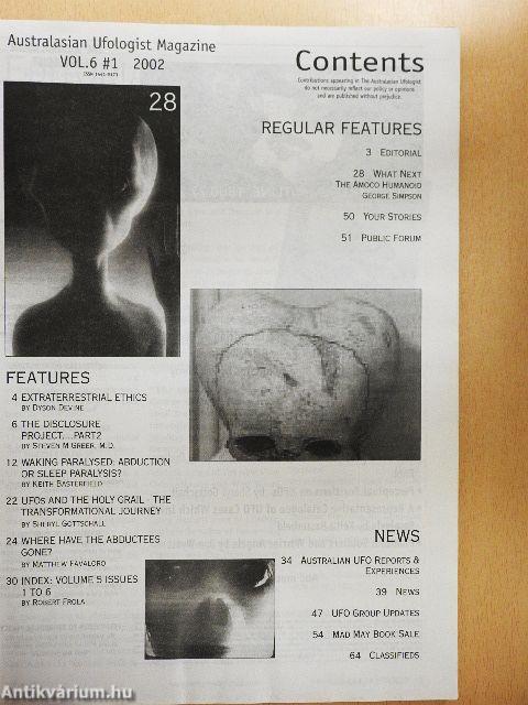 The Australasian Ufologist Magazine 1/2002