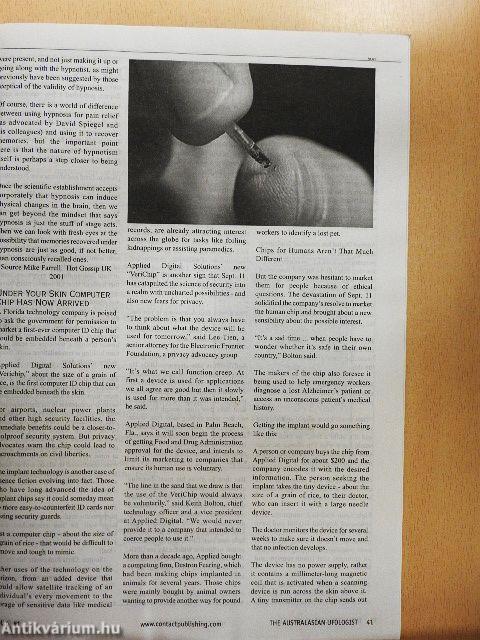 The Australasian Ufologist Magazine 1/2002