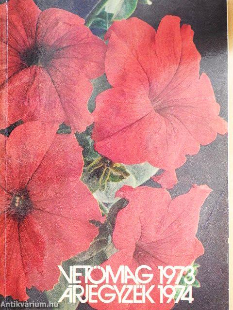 Vetőmag-árjegyzék 1973-1974