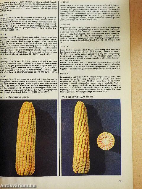 Vetőmag-árjegyzék 1973-1974