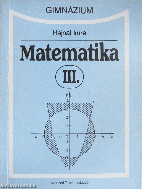 Matematika III.
