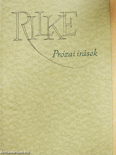 Prózai írások/Válogatott versek