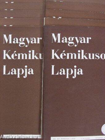 Magyar Kémikusok Lapja 1959. (nem teljes évfolyam)