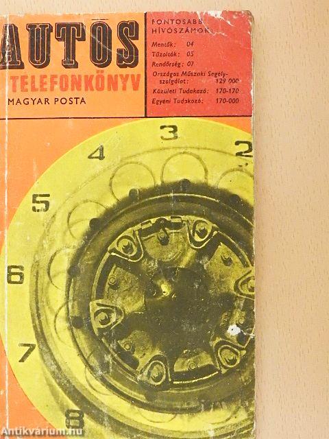 Autós telefonkönyv