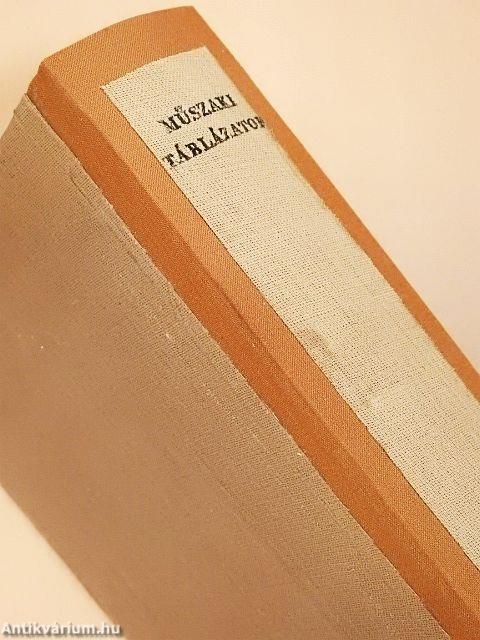 Műszaki táblázatok