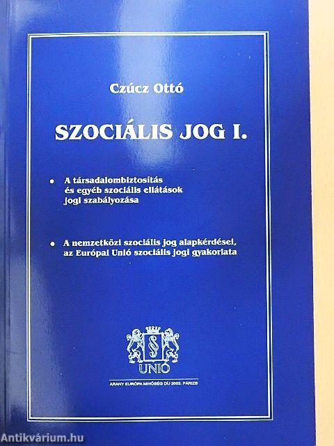 Szociális jog I.
