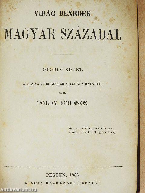 Virág Benedek magyar századai V./Virág Benedek poétai munkái