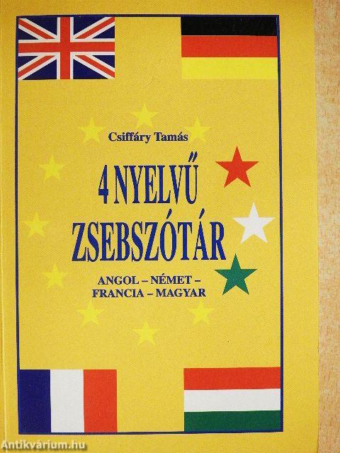 4 nyelvű zsebszótár