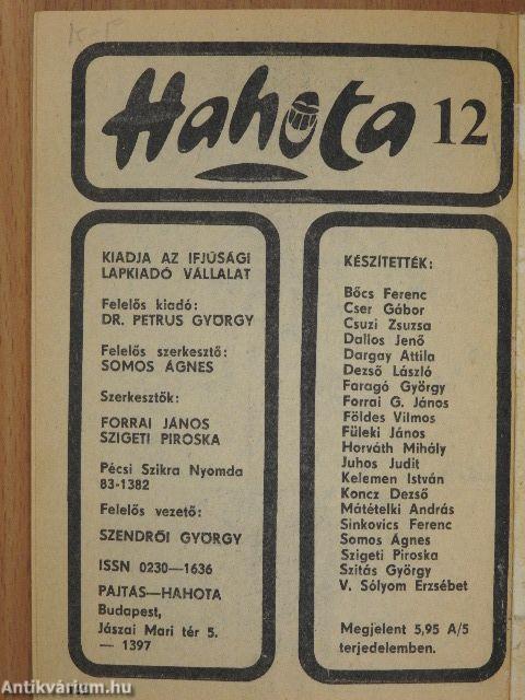 Hahota 12.