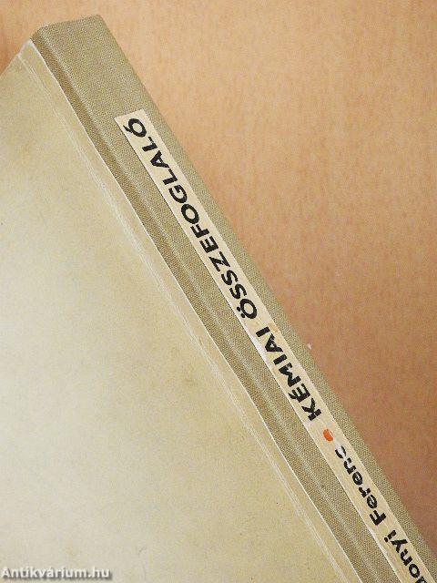 Kémiai összefoglaló