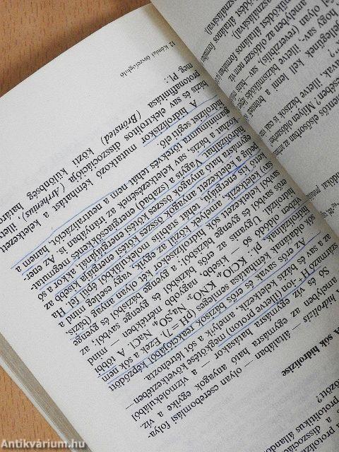 Kémiai összefoglaló