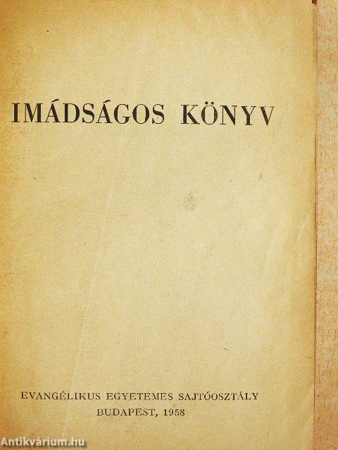 Imádságos könyv