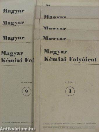 Magyar Kémiai Folyóirat 1957. január-december