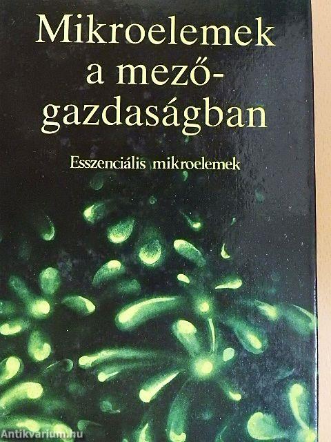 Mikroelemek a mezőgazdaságban I.