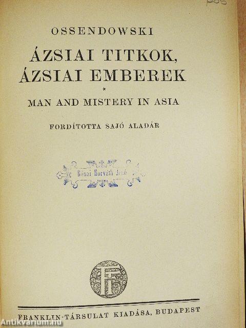 Ázsiai titkok, ázsiai emberek