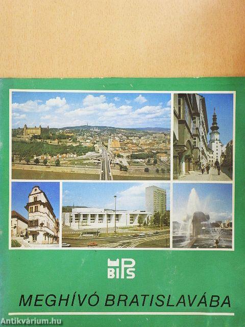 Meghívó Bratislavába