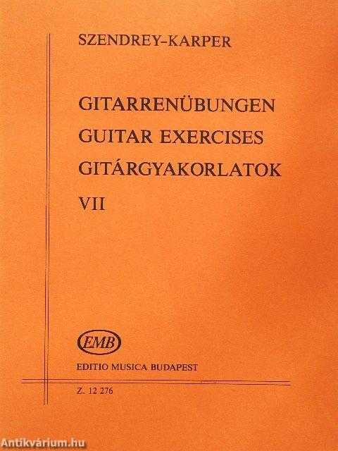 Gitárgyakorlatok VII.