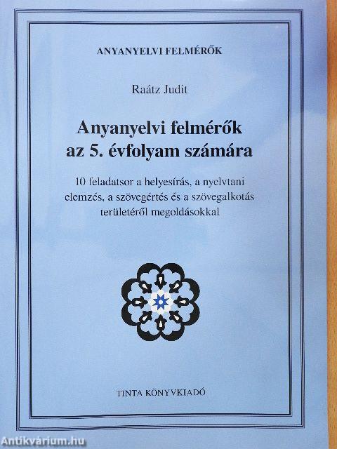 Anyanyelvi felmérők az 5. évfolyam számára