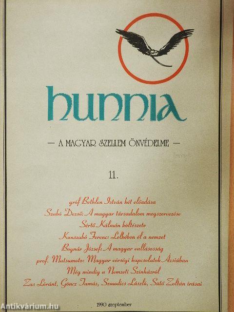 Hunnia 1990. szeptember