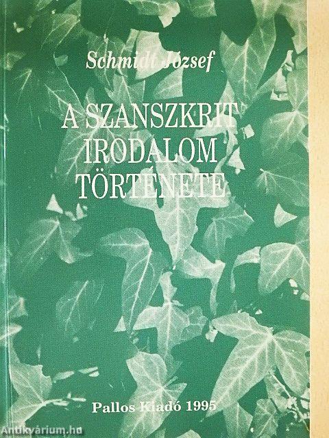 A szanszkrit irodalom története