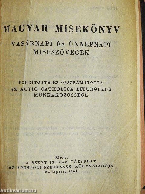 Magyar misekönyv