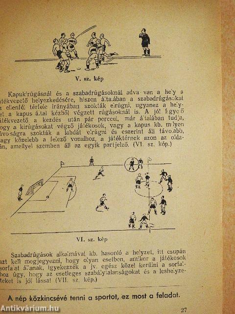 A labdarúgó játékvezetés iskolája