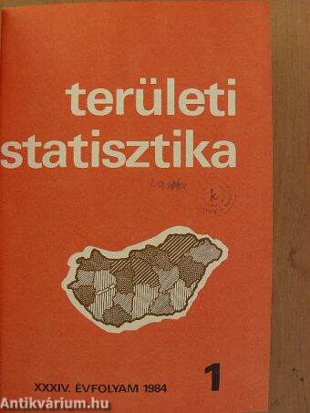 Területi statisztika 1984/1-6.