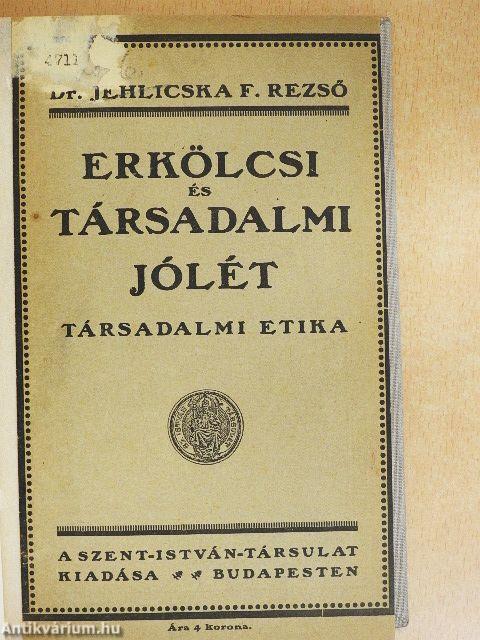 Erkölcsi és társadalmi jólét
