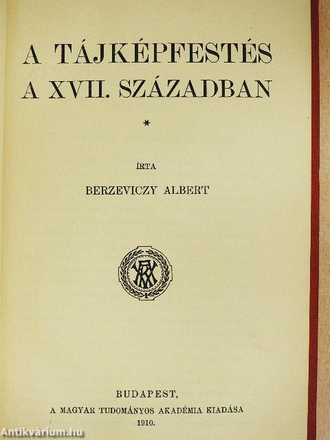 A tájképfestés a XVII. században