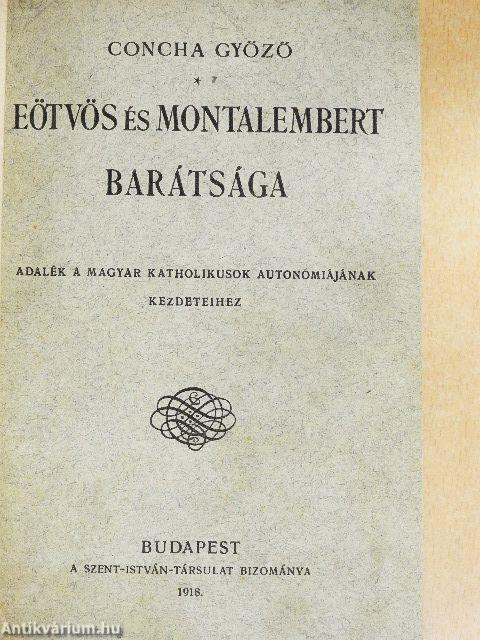 Eötvös és Montalembert barátsága