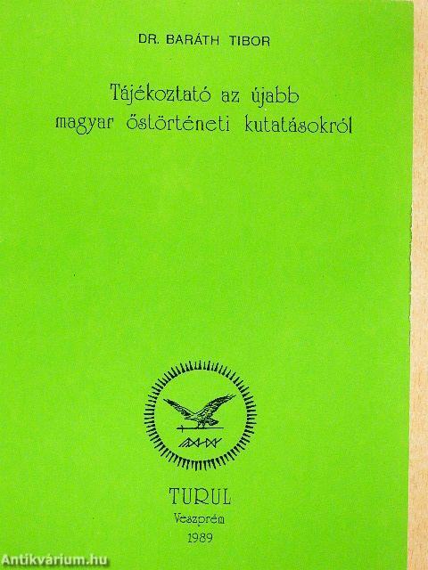 Tájékoztató az újabb magyar őstörténeti kutatásokról