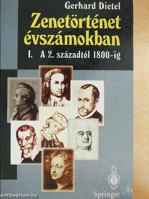 Zenetörténet évszámokban I-II.