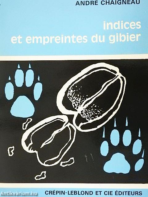 Indices et Empreintes du Gibier