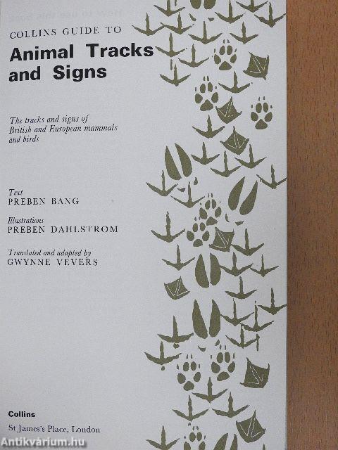 Collins Guide to Animal Tracks and Signs
