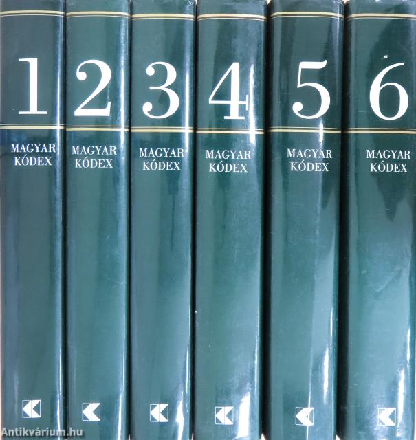 Magyar kódex 1-6.