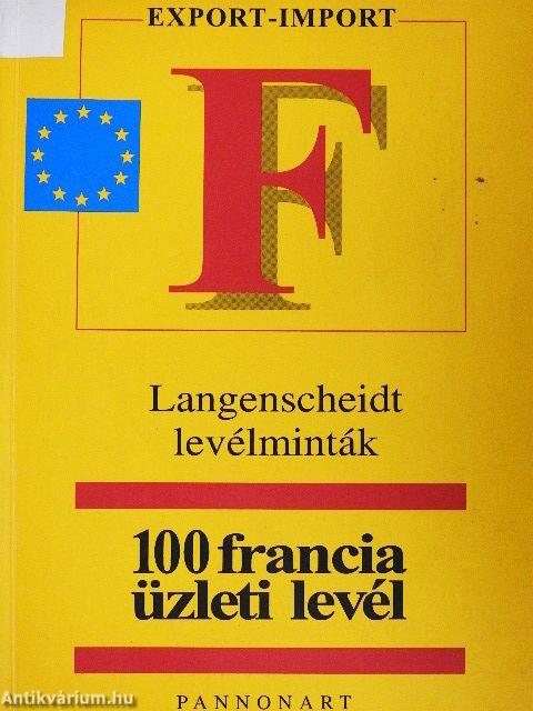 100 francia üzleti levél