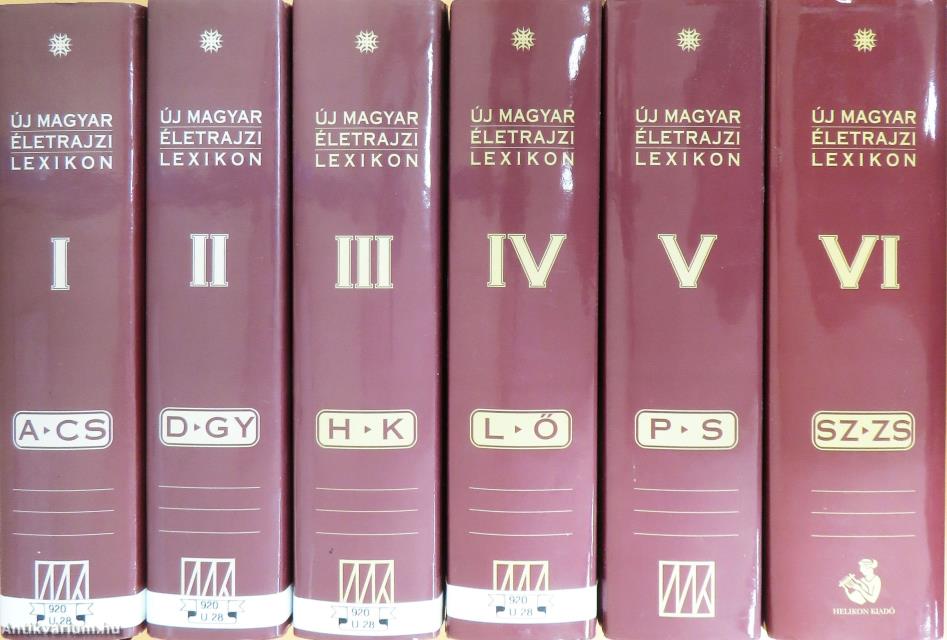Új magyar életrajzi lexikon I-VI.